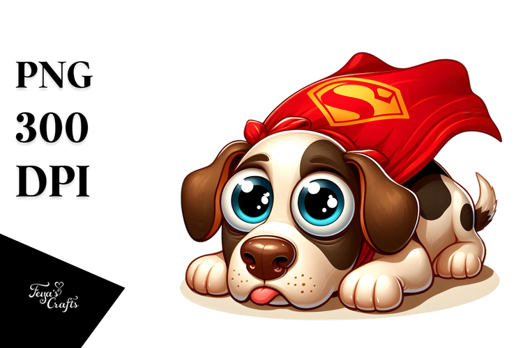Silly Superhero Cape with Udder Vector PNG