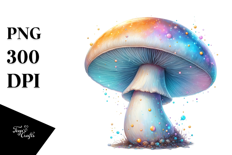 Detailed Shiny Mushroom PNG