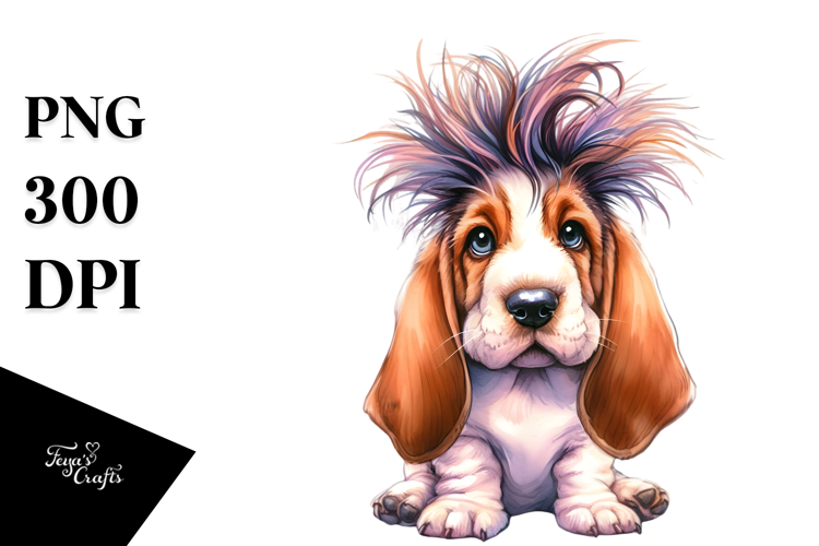 Basset Hound Clipart Image 7