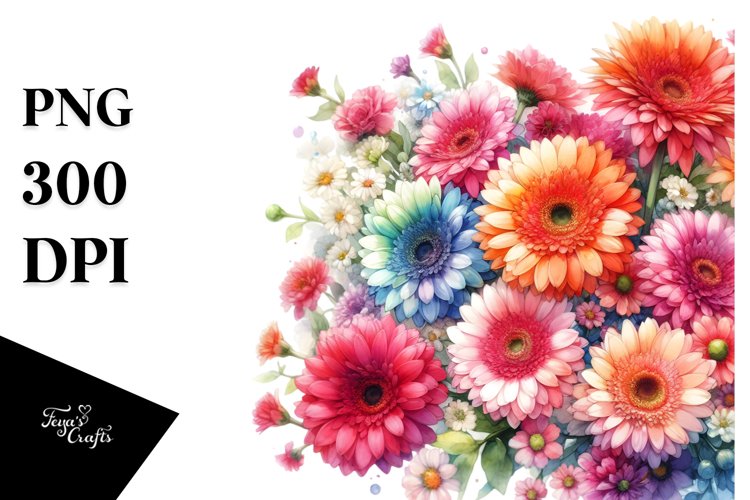 Flower Sticker Png Image 6