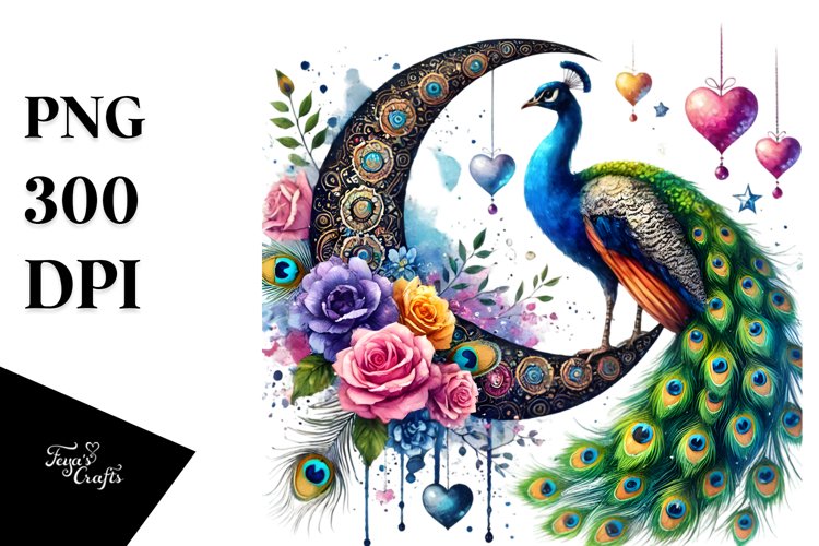 Peacock Clipart Image 24