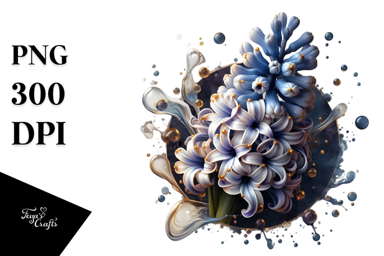 Abstract Hyacinth, SEO-Friendly PNG