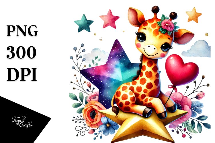 Giraffe Clipart Image 4