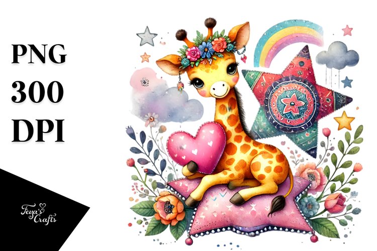 Giraffe Clipart Image 3