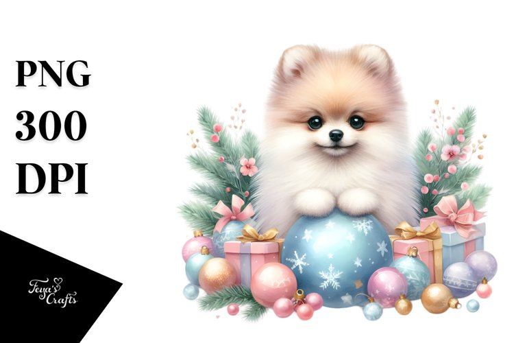 Pomeranian Clipart Image 6
