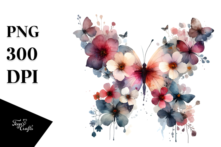 Transparent Flower Silhouette