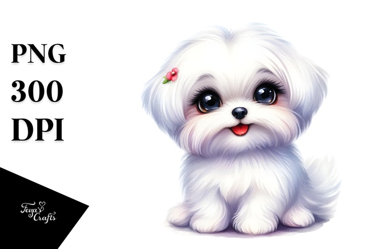 Maltese Clipart Image 23