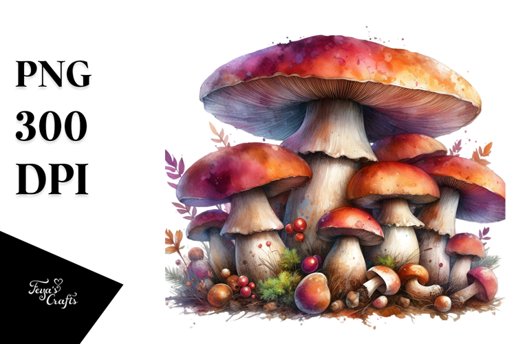Detailed Mushroom PNG