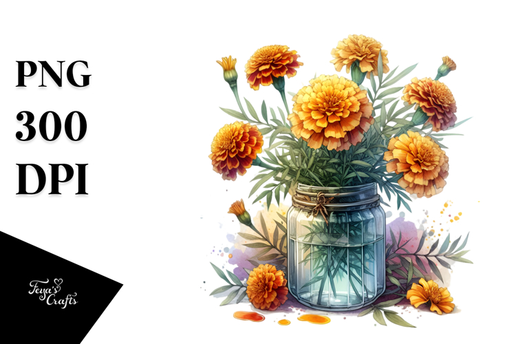 Marigold Clipart Image 10