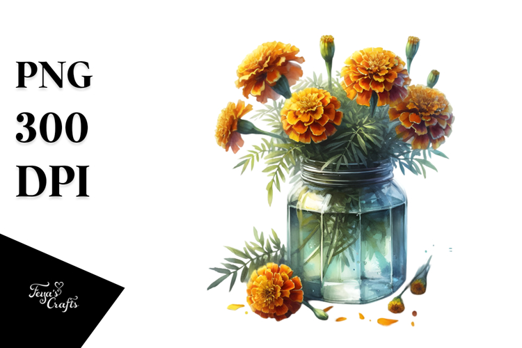 Marigold Clipart Image 9