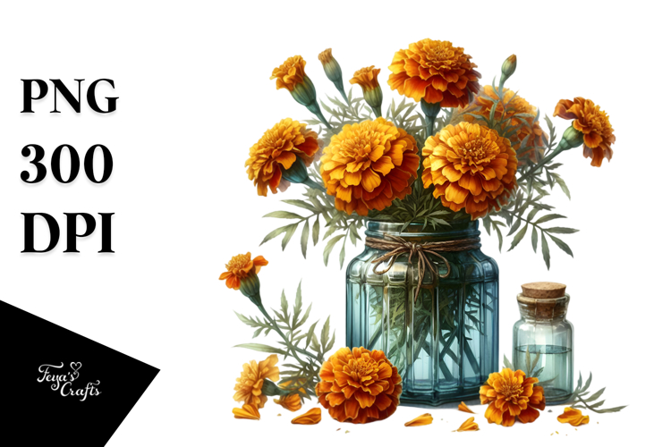 Marigold Clipart Image 8