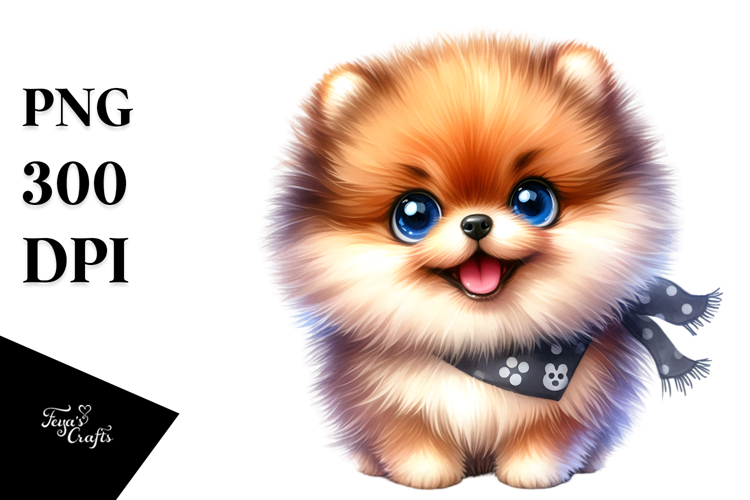 Pomeranian Clipart Image 21