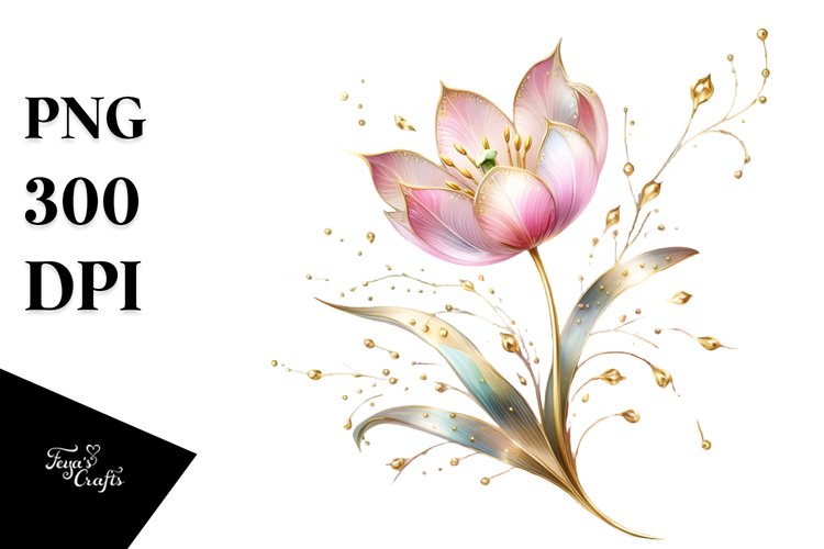 Flower Sticker Png Image 14