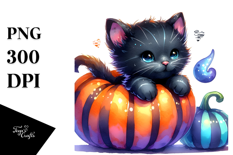 Black Cat Clipart Image 18