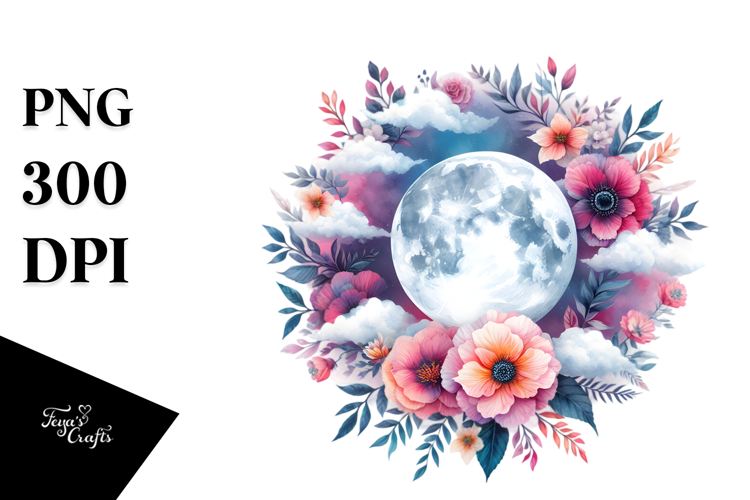 Boho Flowers Clipart Image 3