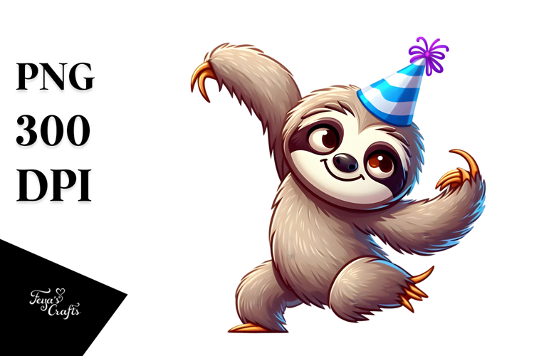 Sloth Clipart Image 10