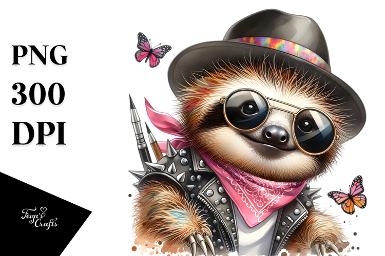 Sloth Clipart Image 4