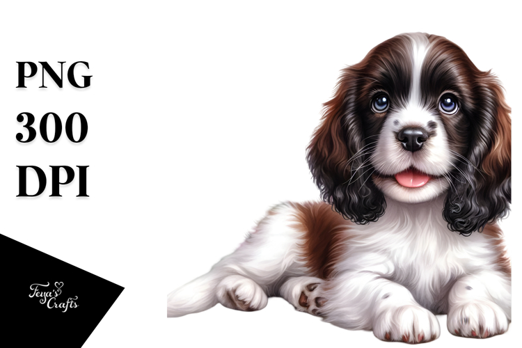 Baby English Springer Spaniel, High-Res PNG