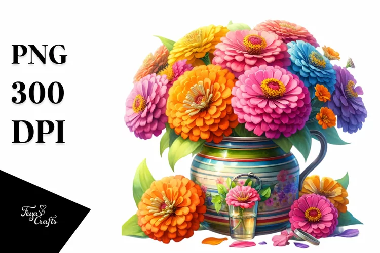 Colorful CAN with Zinnia