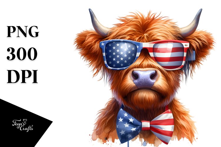 Highland Cow with Confused Expression | Sublimation |