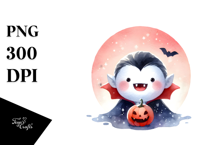 Cute Vampire Clipart Image 17