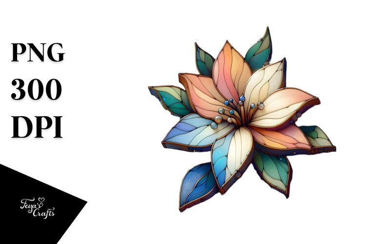 Stained Gardenia, High-Quality PNG example image 1