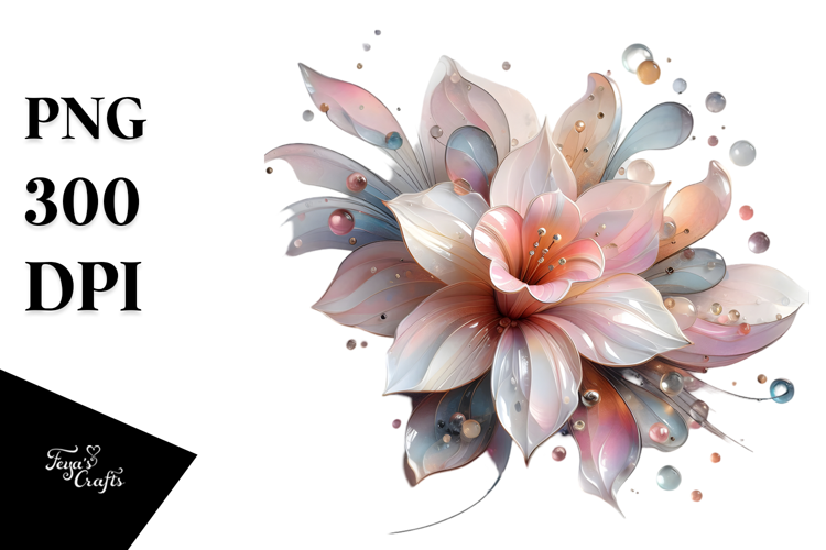 Abstract Glossy Narcissus PNG