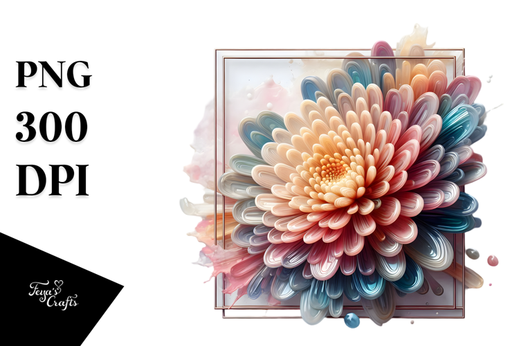 Shiny Chrysanthemum in , PNG