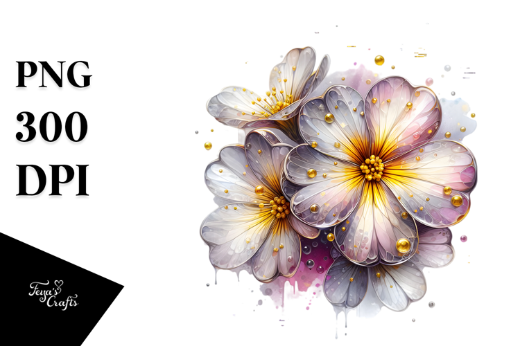 Glossy Primrose Abstract
