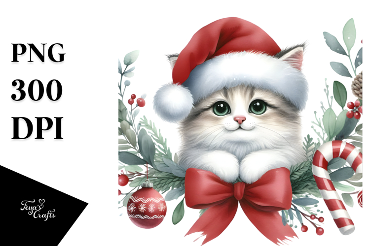 Cute Santa Clipart Image 16