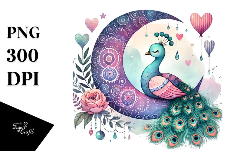 Cute Moon Clipart Image 13