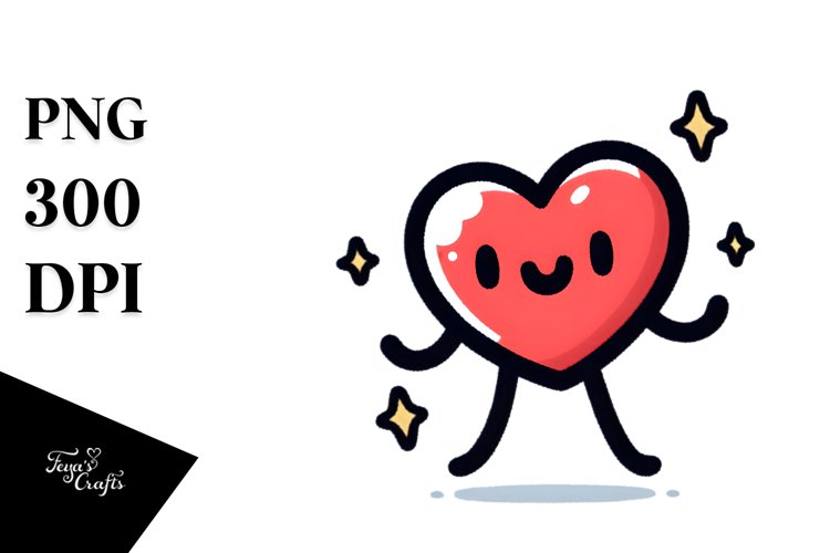 Cartoon Heart, PNG