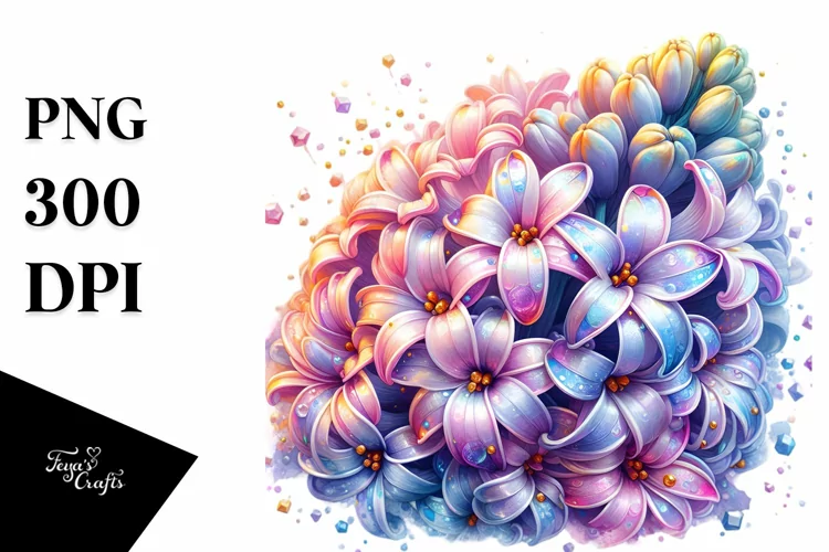 Glossy Hyacinth PNG