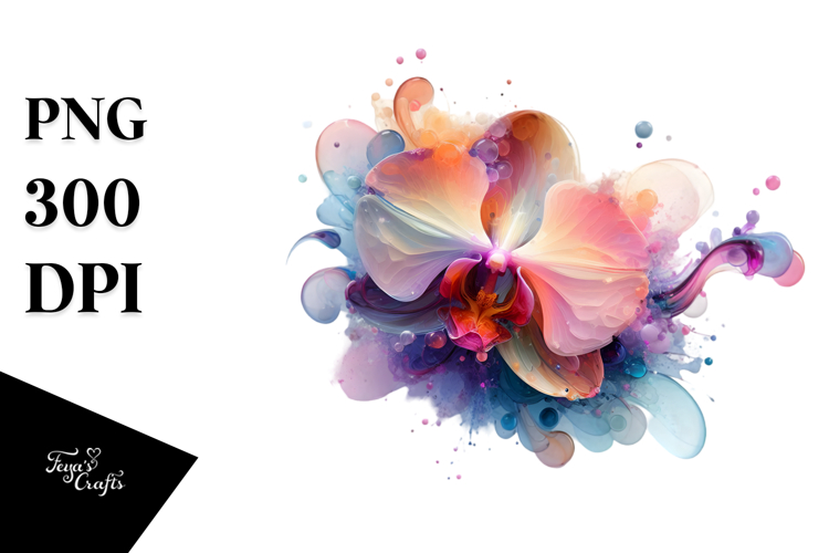 Orchid Clipart Image 2