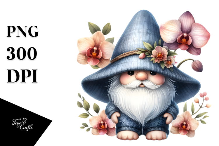 Orchid Clipart Image 2
