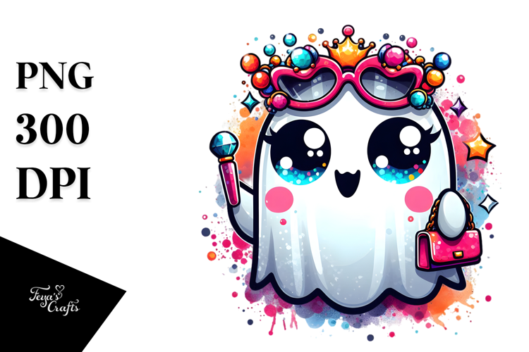 Vibrant Ghost Art, Transparent PNG