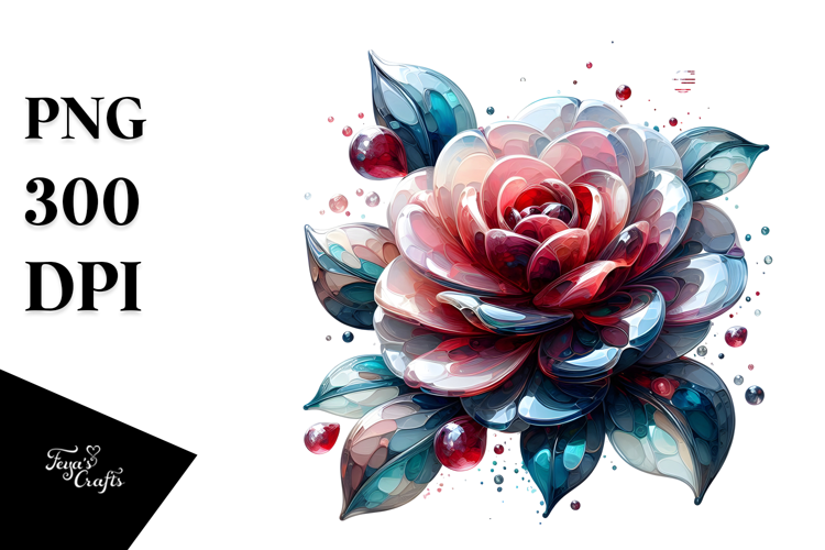 Camellia Watercolor Sublimation