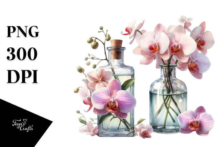 Orchid Clipart Image 2