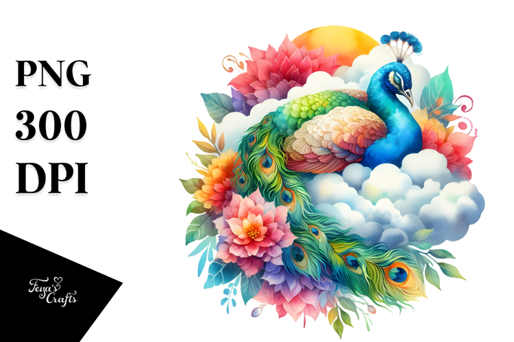 Peacock Clipart Image 7