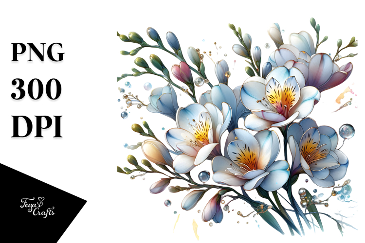 Flower Sticker Png Image 7