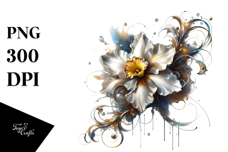 Artistic Narcissus, Transparent PNG