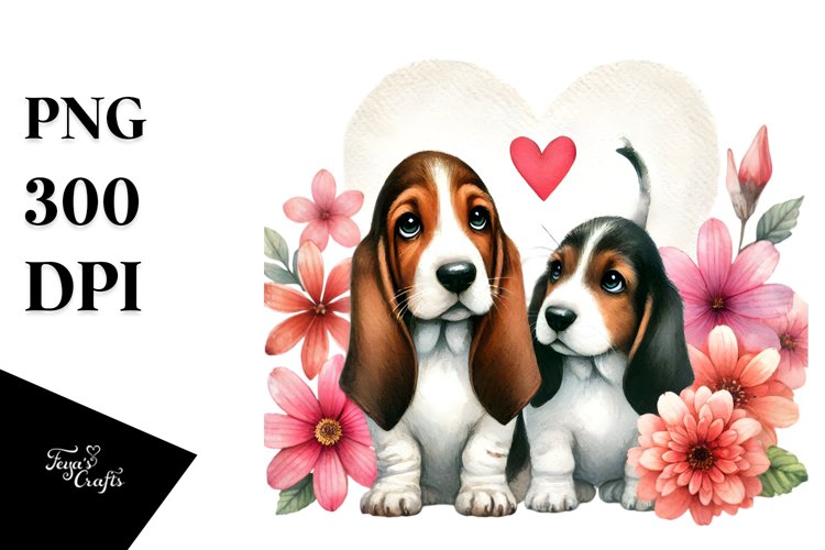 Basset Hound Clipart Image 2