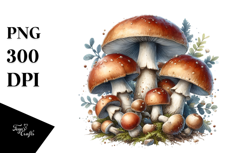 Detailed Mushroom, Transparent PNG
