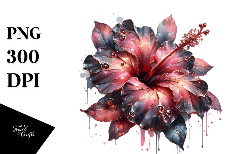 Hibiscus Flower Clipart Image 8