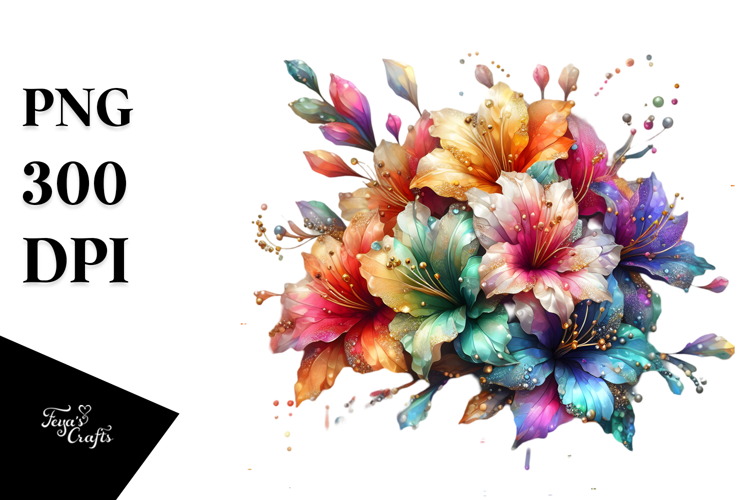 Abstract Shiny Azalea PNG