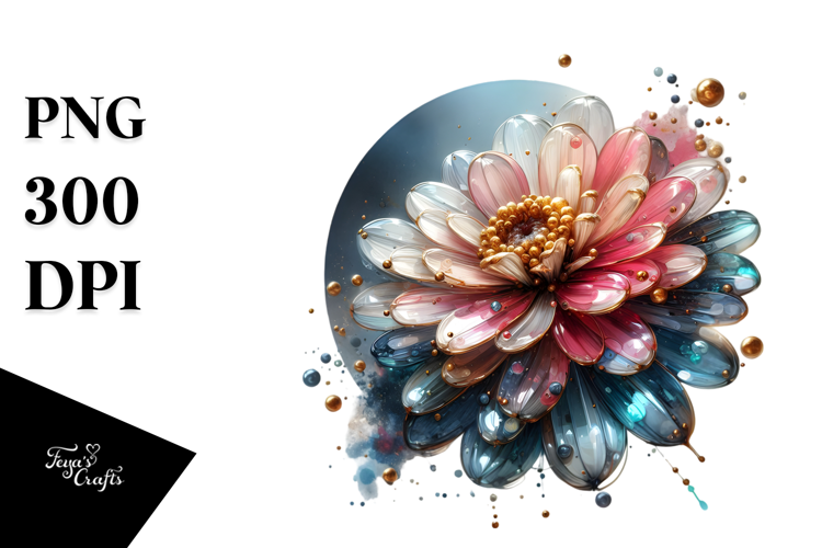 Abstract Material Zinnia PNG