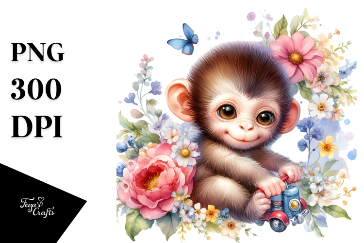 Monkey Clipart Image 10