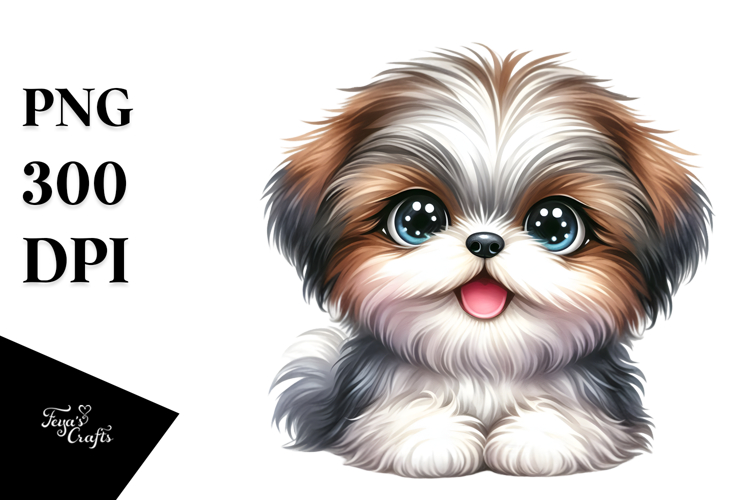 Shih Tzu Clipart Image 24