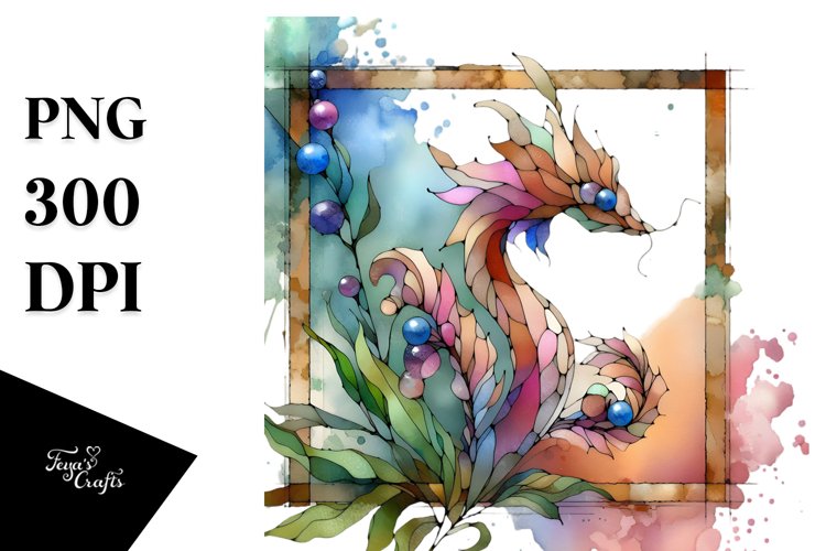 Glossy Stained Snapdragon PNG