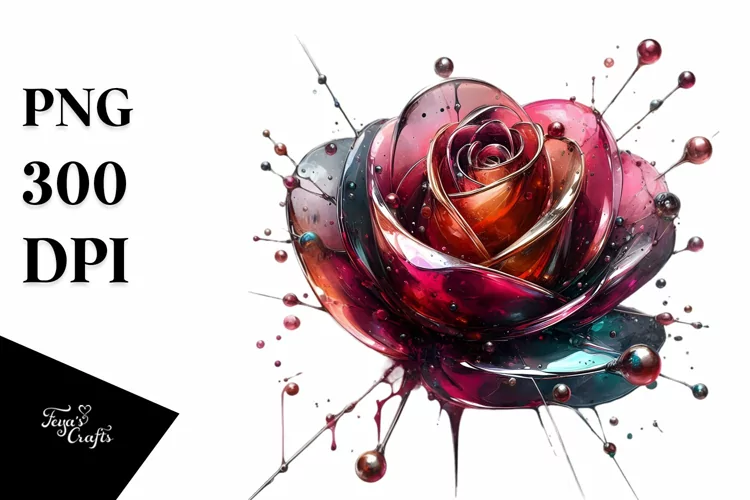 Abstract Rose